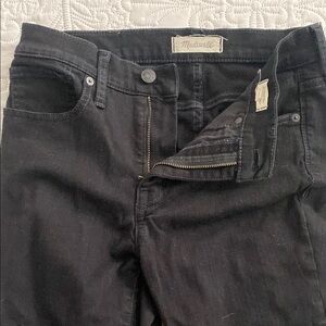Madewell Black High Rise Jeans
